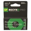 GP Battery Akumulatorki R03/AAA Ni-MH 800mAh blister 4szt. GP RECYKO PRO